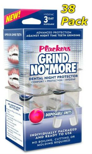 0804879390930 - PLACKERS MOUTH GUARD GRIND NO MORE DENTAL NIGHT PROTECTOR (38 PACK)