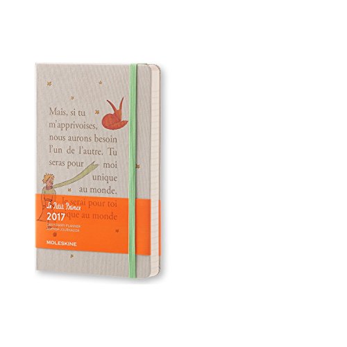 8051272893021 - MOLESKINE 2017 LE PETIT PRINCE LIMITED EDITION DAILY PLANNER, 12M, LARGE, LIGHT GREY, HARD COVER (5 X 8.25)