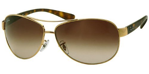 0805289204282 - RAY-BAN SUNGLASSES - RB3386 / FRAME: GOLD LENS: BROWN GRADIENT (67MM)