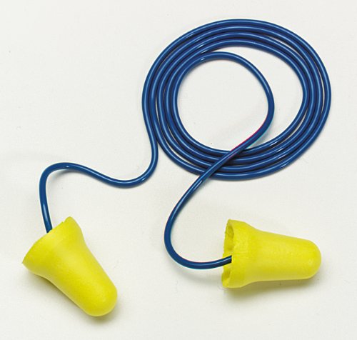 0080529120168 - 3M E-A-R E-Z-FIT CORDED EARPLUGS, HEARING CONSERVATION 312-1222 IN POLY BAG
