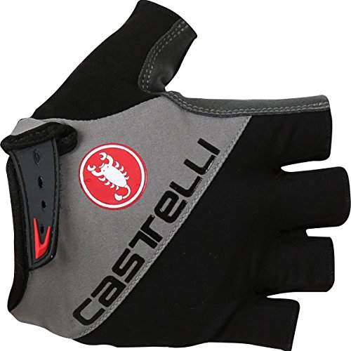 8055688392505 - CASTELLI 2017 ADESIVO CYCLING GLOVES - K17031 (BLACK/ANTHRACITE - L)