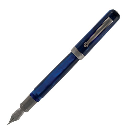 8056457831355 - DELTA SERENA FOUNTAIN PEN WITH BROAD NIB, BLUE SHIMMER (DS81225)