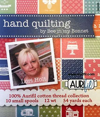 8057252109144 - AURIFIL LH12HQ10 HANDING QUILTING BY BEE IN MY BONNET COTTON 12WT 10 SMALL SPOOLS