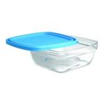 0080576200257 - DURALEX LYS 4 1/2 CUP CLEAR SQUARE STORAGE BOWL WITH LID