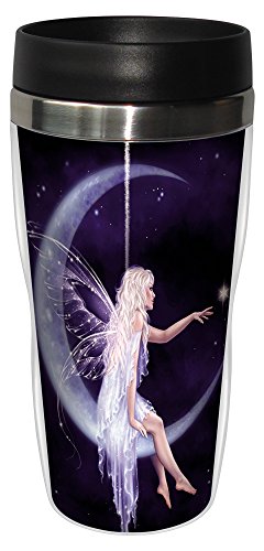 0805866254938 - TREE-FREE GREETINGS 25493 RACHEL ANDERSON BIRTH OF A STAR SIP 'N GO STAINLESS LINED TRAVEL MUG, 16-OUNCE