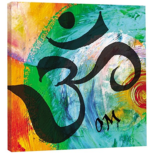 0805866854909 - TREE-FREE GREETINGS ECOART HOME DECOR WALL PLAQUE, 11.25 X 11.25 INCHES, OM THEMED BOUTIQUE ART