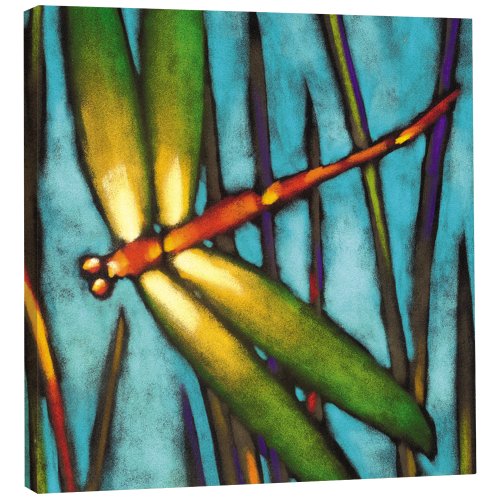 0805866855012 - TREE-FREE GREETINGS ECOART HOME DECOR WALL PLAQUE, 11.25 X 11.25 INCHES, BEAUTIFUL DRAGONFLY THEMED ROBERT ICHTER ART