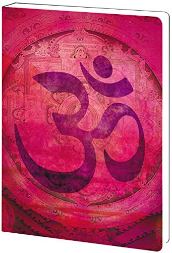 0805866891485 - TREE-FREE GREETINGS RECYCLED SOFT COVER JOURNAL, RULED, 5.5 X 7.5 INCHES, 160 PAGES, PINK OM THEMED ELENA RAY ART