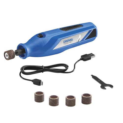 0080596057671 - DREMEL 7350-PET 4V PET & DOG NAIL GRINDER, EASY-TO-USE & SAFE NAIL TRIMMER, PROFESSIONAL PET GROOMING KIT - WORKS ON LARGE, MEDIUM, SMALL DOGS & CATS