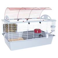 0080605618572 - LIVING WORLD DELUXE HABITAT SMALL ANIMAL CAGE SIZE STANDARD 19.7 H X 18.9 W X 30.7 D