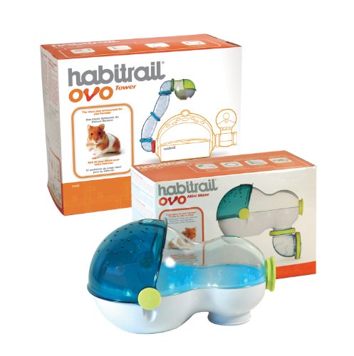 0080605626812 - HABITRAIL OVO HAMSTER MINI MAZE AND TOWER VALUE PACK