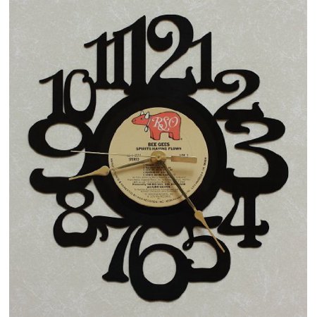 0806559412406 - BEE GEES ~ SPIRITS HAVING FLOWN ~ WALL CLOCK MADE FROM THE VINYL RECORD LP