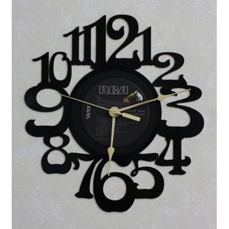 0806559421262 - HAIR ~ THE AMERICAN TRIBAL LOVE-ROCK MUSICAL ~ WALL CLOCK MADE FROM THE VINYL RECORD LP