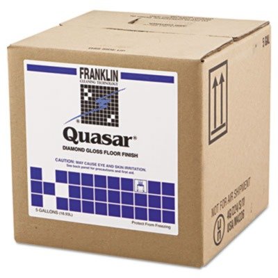 0806791976353 - FRANKLIN CLEANING TECHNOLOGY F136025 QUASAR HIGH SOLIDS FLOOR FINISH, 5GAL BOX