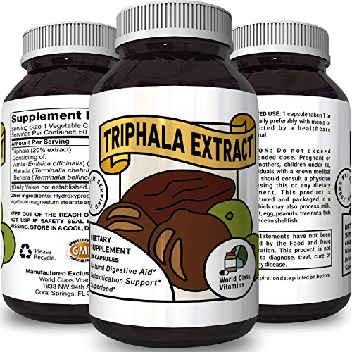 0806808278982 - TRIPHALA EXTRACT DETOX CONSTIPATION RELIEF FOR MEN & WOMEN CLEANSES DIGESTIVE SYSTEM & COLON GENTLE LAXATIVE WITH VITAMIN A B C DIETARY SUPPLEMENT FOR WEIGHT LOSS & ENERGY IMMUNITY BOOSTER CAPSULES