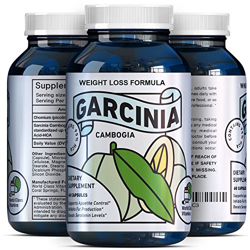 0806810458396 - POTENT & PURE GARCINIA CAMBOGIA FOR MEN AND WOMEN - APPETITE SUPPRESSANT - WORKOUT ENHANCER - WEIGHT LOSS SUPPLEMENTS FOR MEN & WOMEN - GARCINIA CAMBOGIA 95 HCA - BOOST FOCUS + ENERGY