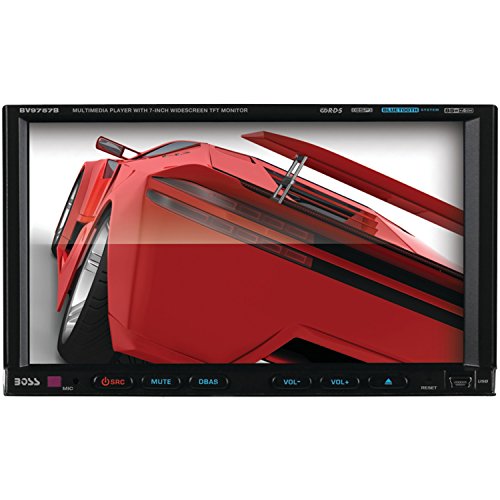 0807032946067 - BOSS AUDIO BV9757B DOUBLE-DIN 7 INCH MOTORIZED TOUCHSCREEN DVD PLAYER RECEIVER, BLUETOOTH, WIRELESS REMOTE