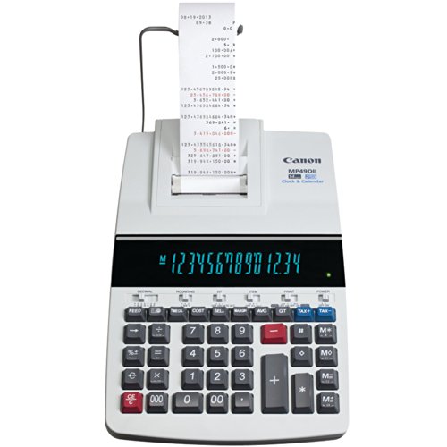 0807320287292 - CANON OFFICE PRODUCTS MP49DII DESKTOP PRINTING CALCULATOR