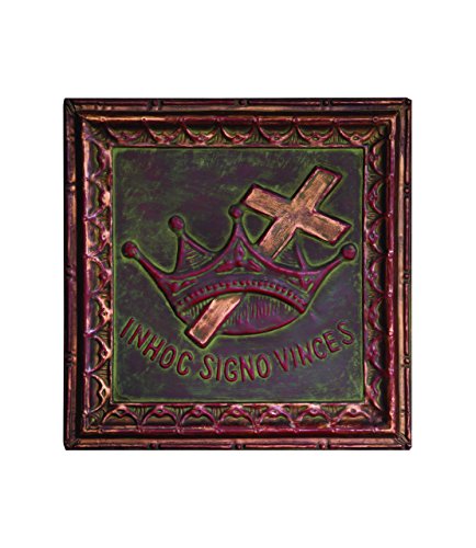 0807472715759 - CREATIVE EMBOSSED METAL IN THIS SIGN YOU WILL CONQUER WALL DECOR