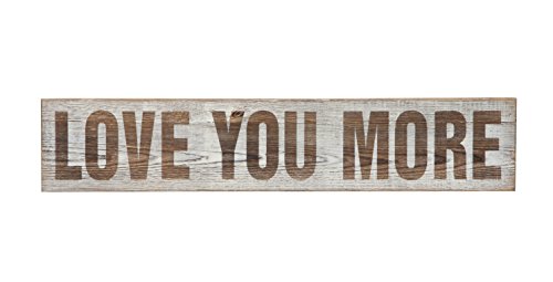 0807472833941 - LOVE YOU MORE WOOD WALL DECOR
