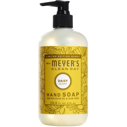 0808124114326 - MRS. MEYERS CLEAN DAY LIQUID HAND SOAP, CRUELTY FREE AND BIODEGRADABLE HAND WASH FORMULA MADE WITH ESSENTIAL OILS, DAISY SCENT, 12.5 OZ BOTTLE