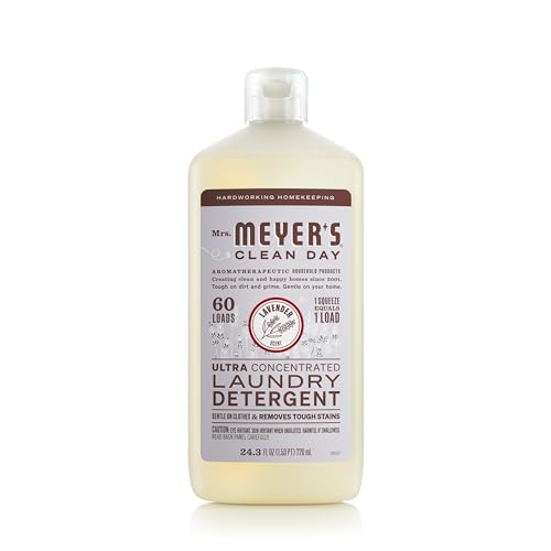 0808124119734 - MRS. MEYERS CLEAN DAY ULTRA CONCENTRATED LAUNDRY DETERGENT, LAVENDER SCENT, 24.3 FL OZ