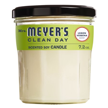 0808124421165 - MRS. MEYERS | SCENTED SOY CANDLE LEMON VERBENA 7.20 OUNCES