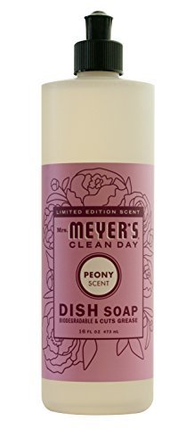 0808124700604 - MRS. MEYERS CLEAN DAY DISH SOAP - LIMITED EDITION PEONY SCENT 16 OZ