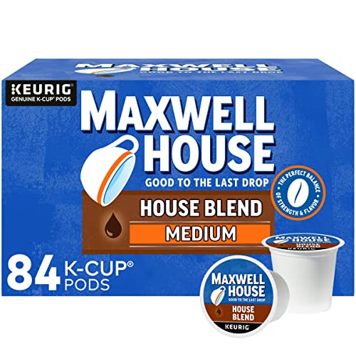 0808226320519 - MAXWELL HOUSE HOUSE BLEND COFFEE, K CUP PODS, 84COUNT