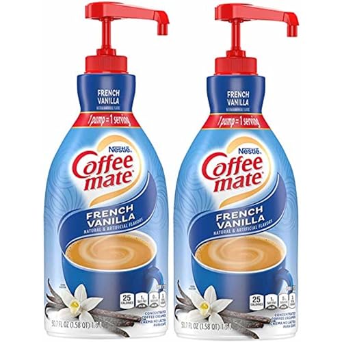 0808228510574 - NESTLE COFFEE MATE COFFEE CREAMER, FRENCH VANILLA, CONCENTRATED LIQUID PUMP BOTTLE, NON DAIRY, NO REFRIGERATION, 50.7 FL; OZ (PACK OF 2)