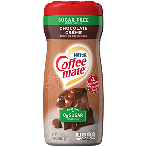 0808228900894 - COFFEE-MATE COFFEE CREAMER SUGAR FREE CREAMY CHOCOLATE, PACK OF 1 (10.2 OUNCE)