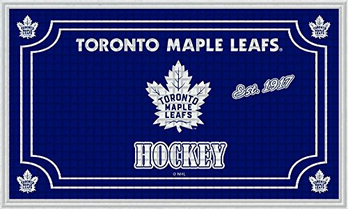 0808412427985 - TEAM SPORTS AMERICA TORONTO MAPLE LEAFS EMBOSSED FLOOR MAT, 18 X 30 INCHES