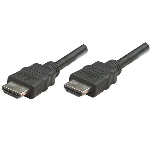 0080850198126 - MANHATTAN 323215 HIGH SPEED HDMI CABLE WITH ETHERNET CHANNEL, M-M, 2-METER