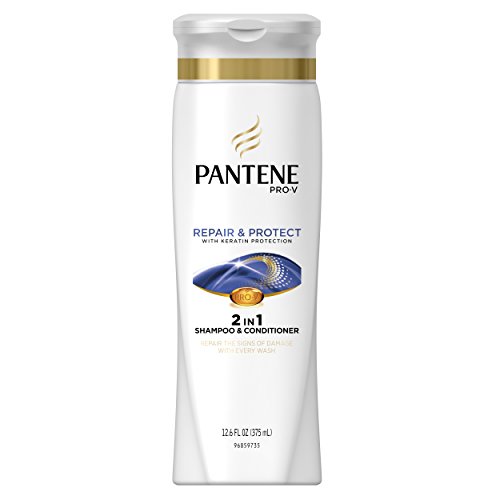 0080878172078 - PANTENE PRO-V 2 IN 1 SHAMPOO & CONDITIONER, REPAIR & PROTECT WITH KERATIN, 12.6 OUNCE