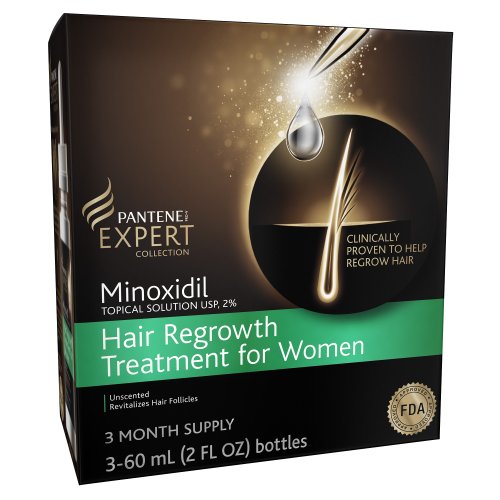 0080878177035 - PANTENE MINOXIDIL TOPICAL SOLUTION USP, 2% HAIR REGROWTH TREATMENT FOR WOMEN 90 DAY SUPPLY 6 FL OZ