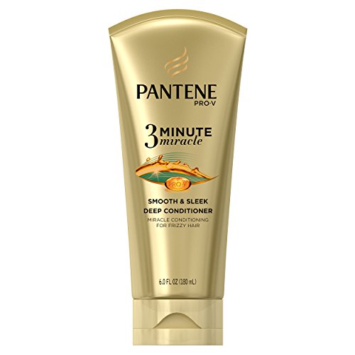 0080878181056 - PANTENE PRO-V SMOOTH AND SLEEK 3 MINUTE MIRACLE DEEP CONDITIONER, 6 OZ