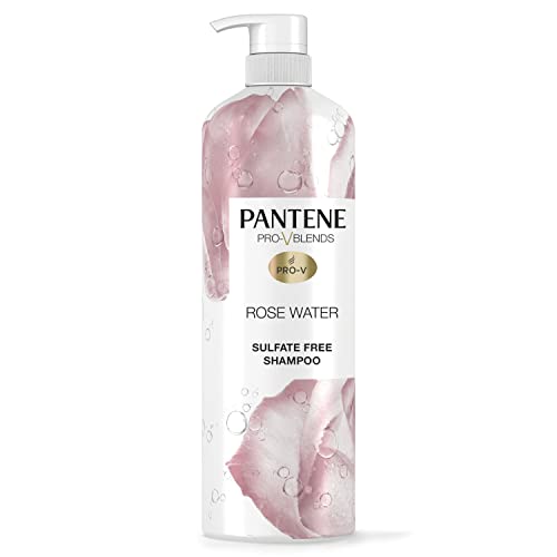 0080878199822 - PANTENE SULFATE FREE ROSE WATER SHAMPOO, SOOTHES, REPLENISHES HYDRATION, SAFE FOR COLOR TREATED HAIR, NUTRIENT INFUSED WITH VITAMIN B5 AND ANTIOXIDANTS, PRO-V BLENDS, 30.0 OZ