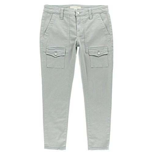 0808895363527 - JOIE WOMENS SO REAL MID-RISE CARGO CAPRI JEANS GRAY 25
