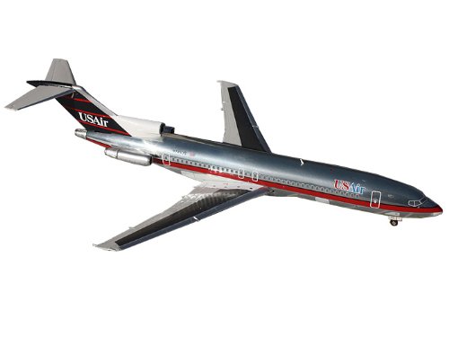 0080900940446 - GEMINI JETS B727-200 US AIR (POLISHED 90'S LIVERY) AIRPLANE DIECAST VEHICLE, SCALE 1/200