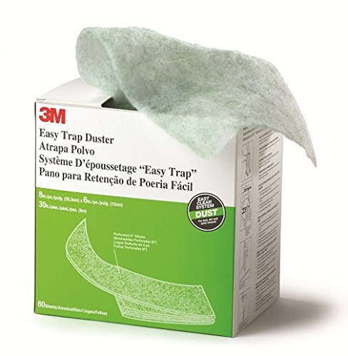 0809098961121 - 3M EASY TRAP DUSTER - SWEEP & DUST SHEETS, 8 X 6 SHEETS; 60 SHEETS/ROLL; 8 ROL