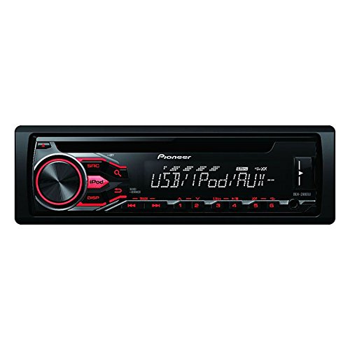 0809198924453 - PIONEER DEH-X2800UI SINGLE DIN IN DASH CD RECEIVER WITH USB, CD, AND MIXTRAX