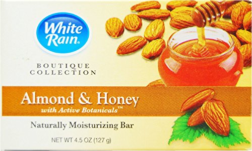 0809219000180 - WHITE RAIN BOUTIQUE COLLECTION ALMOND & HONEY BAR SOAP 4.5 OZ - PACK OF 3