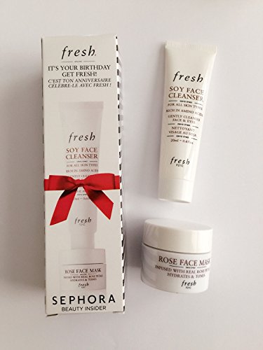 0809280129193 - SEPHORA BEAUTY INSIDER FRESH DELUXE TRAVEL SET: SOY FACE CLEANSER (0.6 OZ) AND F
