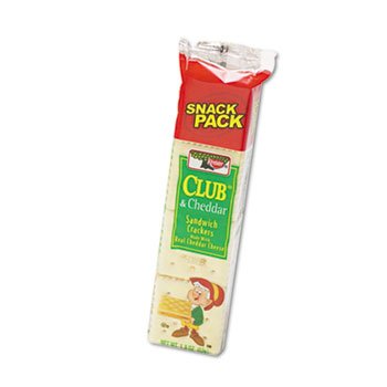 0809302527082 - KEEBLER CLUB AND CHEDDAR SANDWICH CRACKERS - 12 COUNT