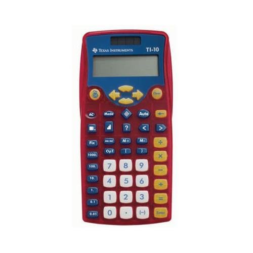 0809385664025 - TEXAS INSTRUMENTS TI-10 SCIENTIFIC CALCULATOR - 2 LINE(S) - 11 CHARACTER(S) - LCD - PACK OF 10 10/TKT/2L1/A