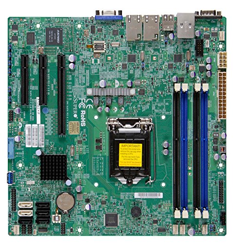 0809394261253 - SUPERMICRO MOTHERBOARD MICRO ATX DDR3 1600 LGA 1150 MOTHERBOARDS X10SLL+-F-O
