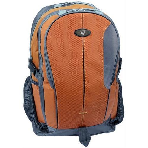 0809395316440 - V7 CBEX1A-ORG-1N ODYSSEY CARRYING CASE (BACKPACK) FOR 15.6 NOTEBOOK - ORANGE, GRAY - WATER RESISTANT - NYLON - EXPEDITION