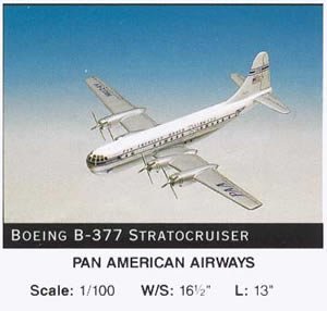 0080957704503 - B-377 STRATOCRUISER PAA 1 100 SCALE AIRCRAFT
