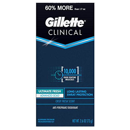 0809787040397 - GILLETTE CLINICAL ADVANCED SOLID ULTIMATE FRESH ANTI-PERSPIRANT AND DEODORANT. 2.6 OZ