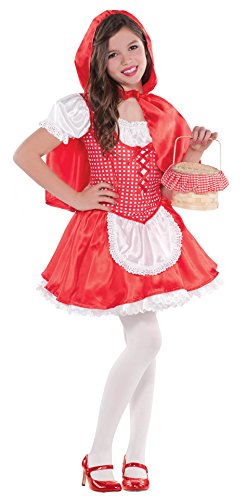 0809801724081 - CHILDREN'S LIL' RED RIDING HOOD COSTUME SIZE LARGE (12-14)